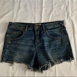 Free People Jean shorts